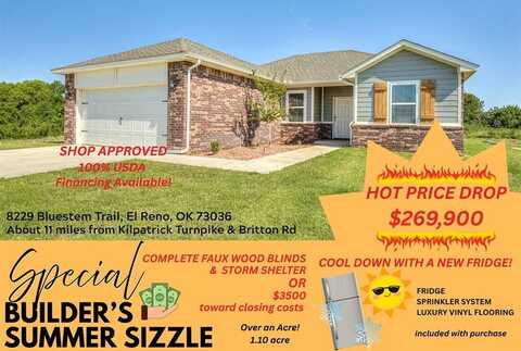 8229 Bluestem Trail, El Reno, OK 73036