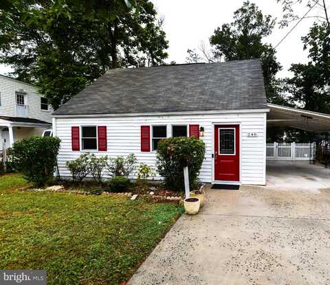 248 MANASSAS DRIVE, MANASSAS PARK, VA 20111