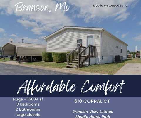 610 Corral Court, Branson, MO 65616