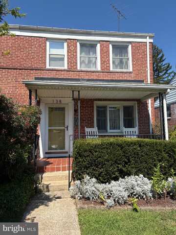 138 MARBURTH AVENUE, TOWSON, MD 21286