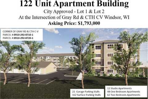 Lot 1-2 Gray Rd, Windsor, WI 53532