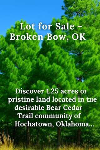 205 Bear Cedar Trail, Broken Bow, OK 74728