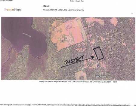Lot #24 West Street, Big Lake Twp, ME 04668