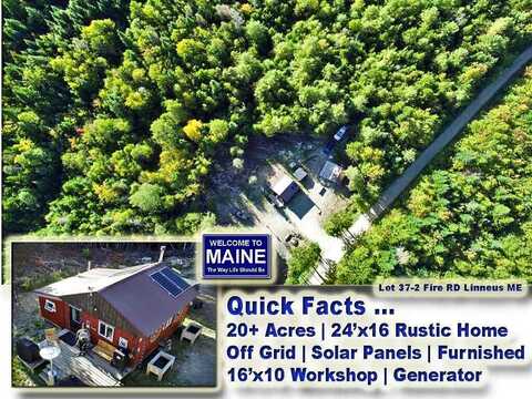 Lot 37-2 Fire Road, Linneus, ME 04730