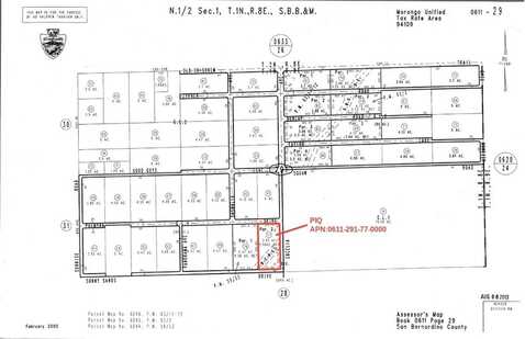 El Sando Lane, 29 Palms, CA 92277