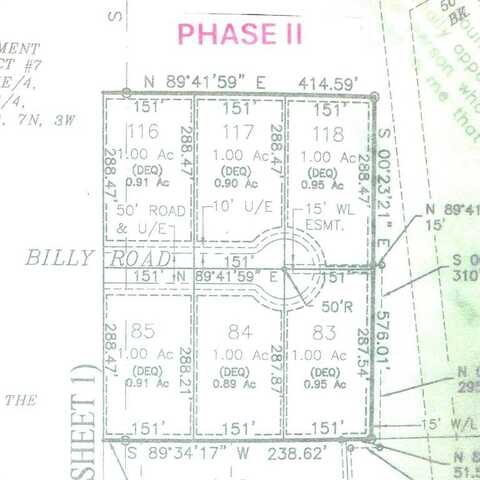Billy Road, Washington, OK 73093