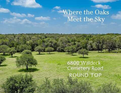 6800 Waldeck Cemetery Road, Round Top, TX 78954