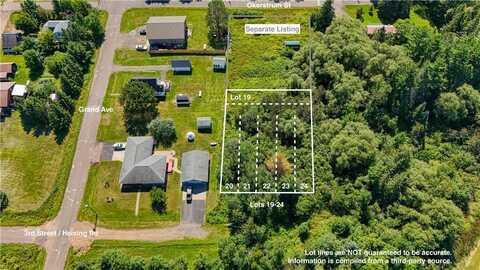 Helsing Road lot: 19-24, Block 14, Port Wing, WI 54865