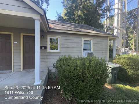 1911 Wilson Street unit: B, Fayetteville, NC 28305