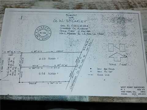 0 County Road 266, FIVE POINTS, AL 36855