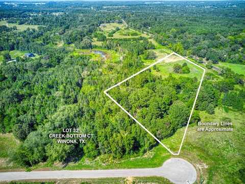 Lot 32 Creek Bottom Court, Winona, TX 75792