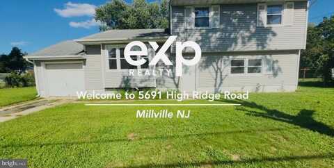5691 HIGH RIDGE ROAD, MILLVILLE, NJ 08332